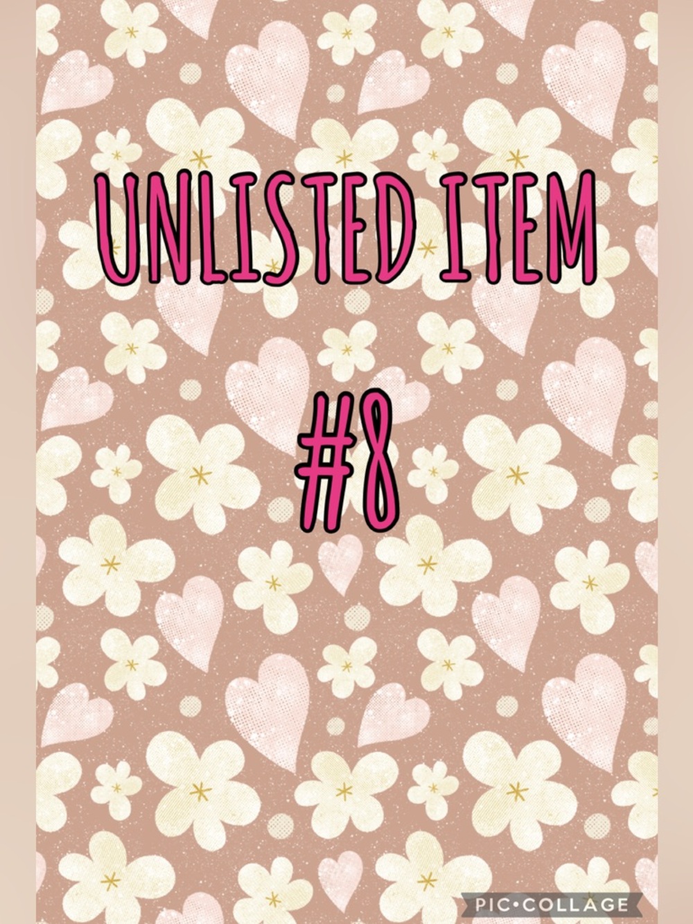 Unlisted Item 8
